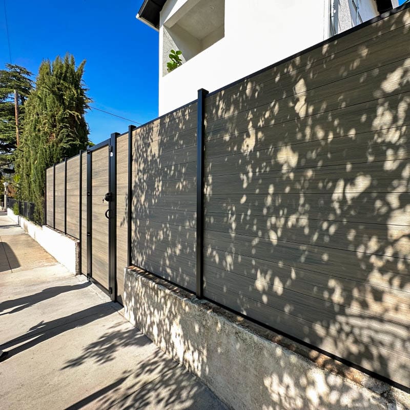 Composite fence by LA Fence Craft