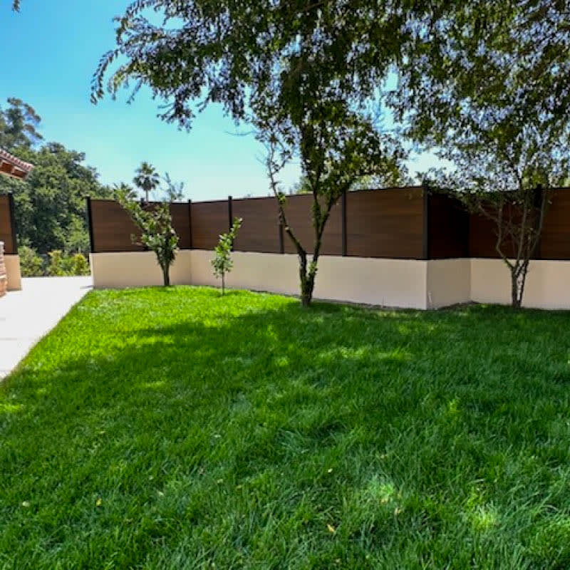 Composite fence by LA Fence Craft