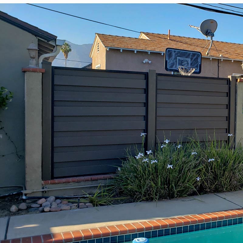 Composite fence by LA Fence Craft