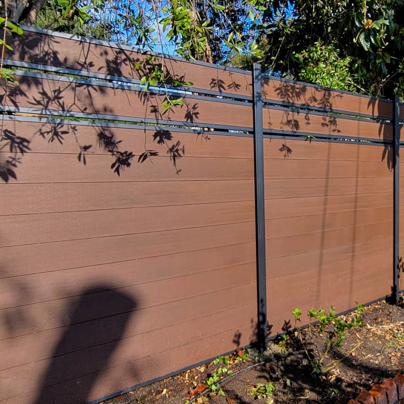 Composite fence by LA Fence Craft
