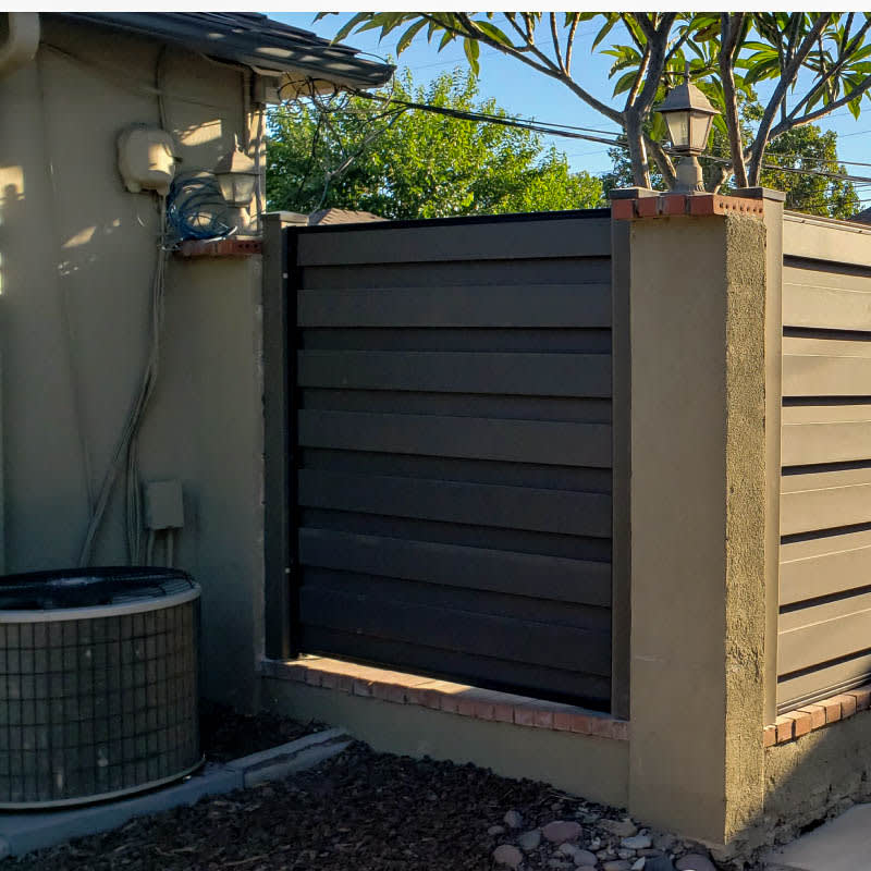 Composite fence by LA Fence Craft