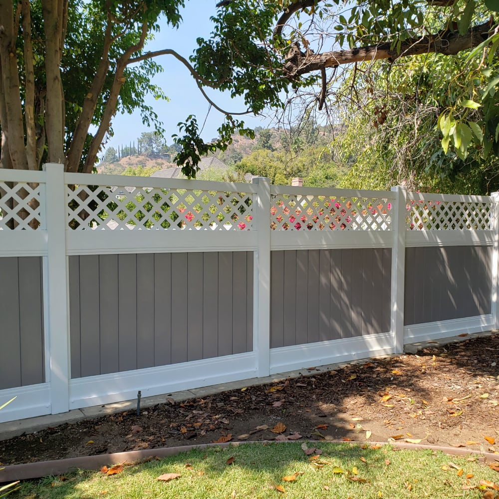 Vinyl fence by LA Fence Craft