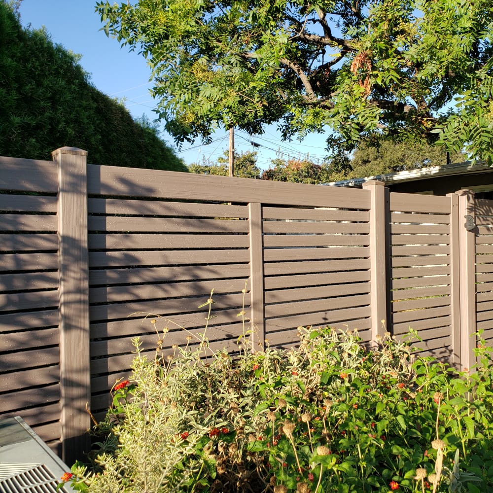 Vinyl fence by LA Fence Craft