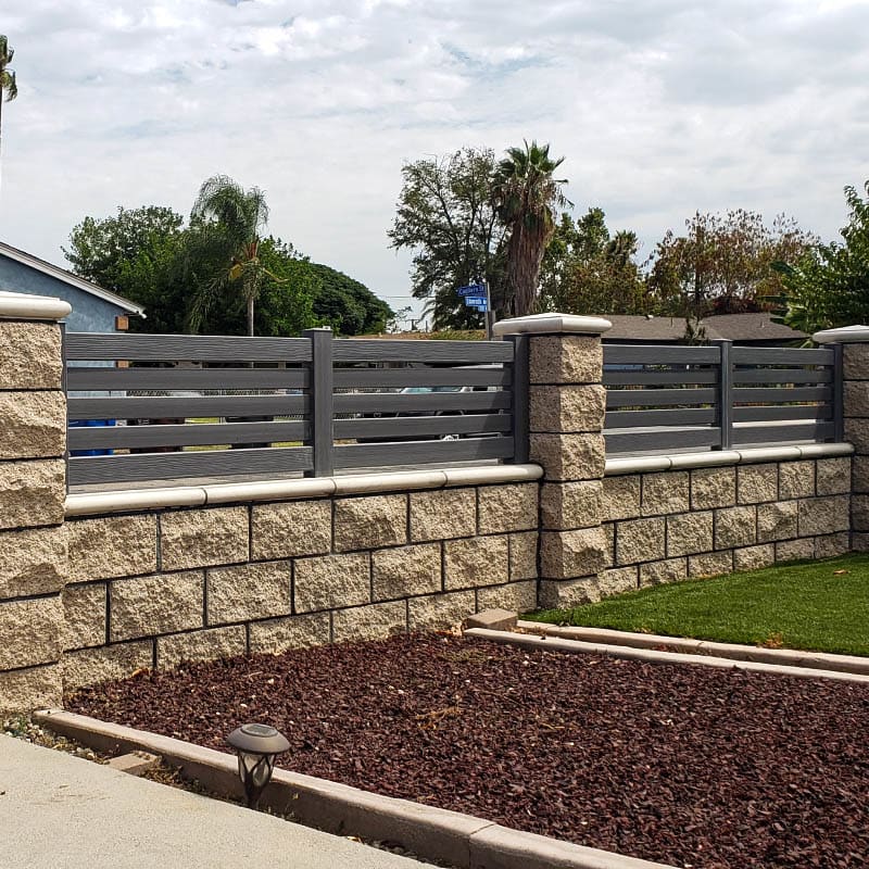 Vinyl fence by LA Fence Craft
