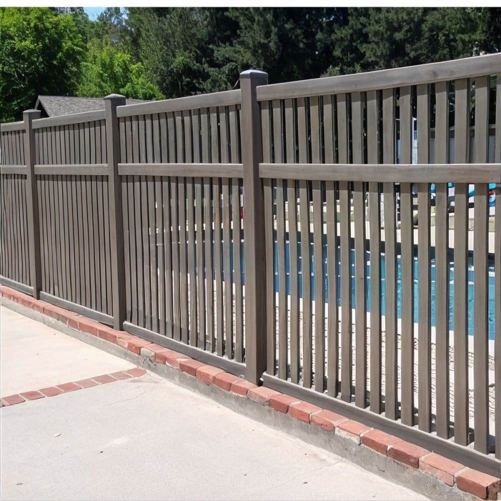 Vinyl fence by LA Fence Craft