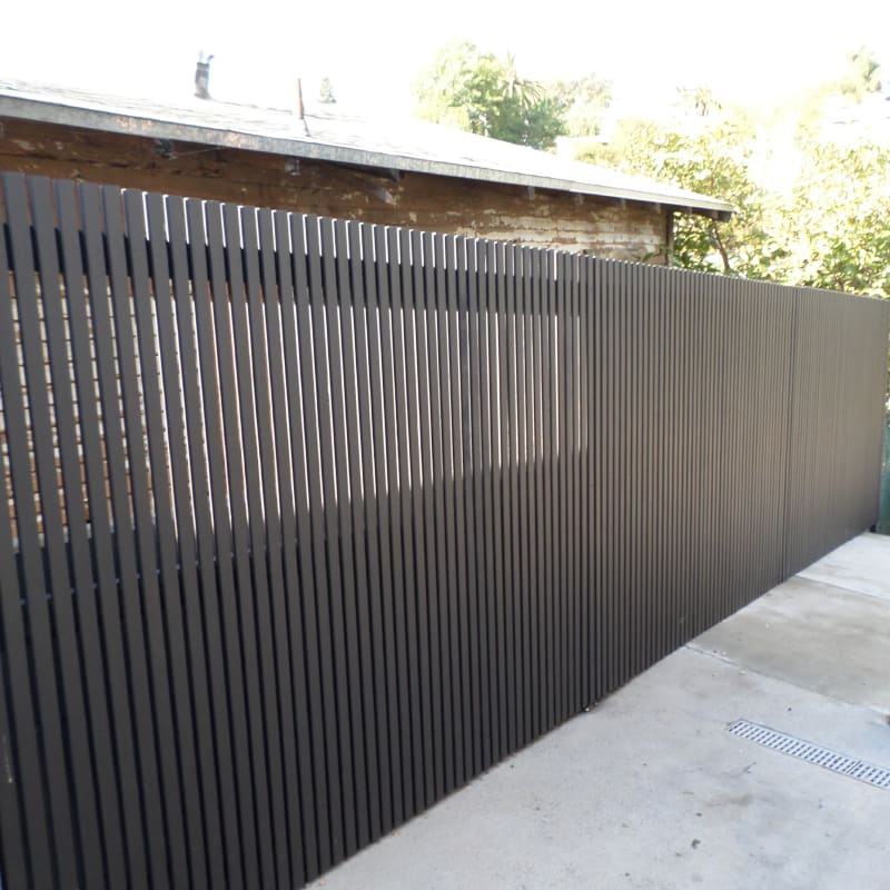 Wood fence by LA Fence Craft