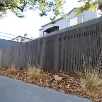 Wood fence by LA Fence Craft