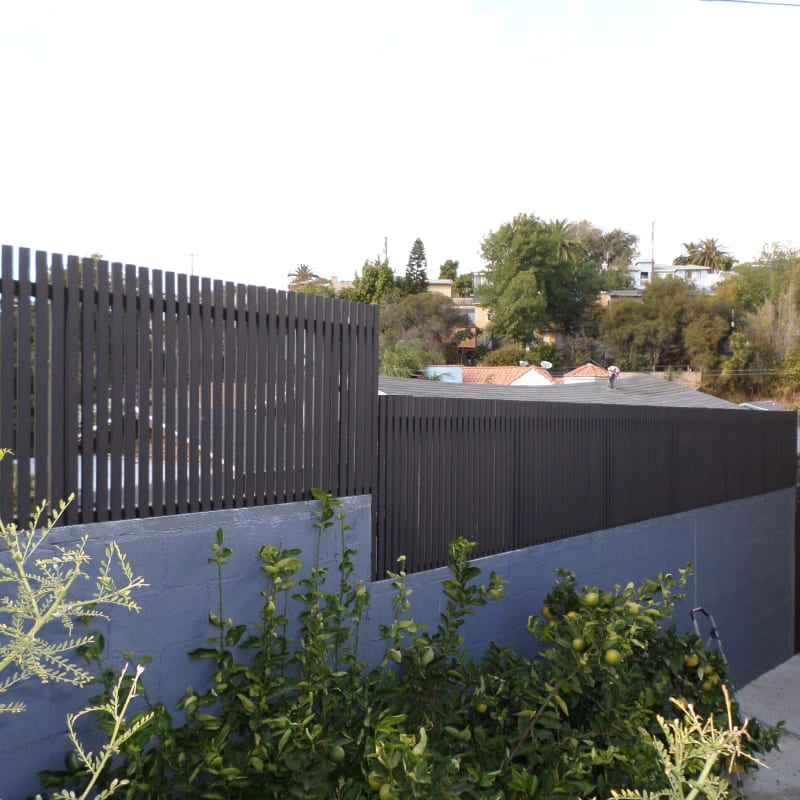 Wood fence by LA Fence Craft