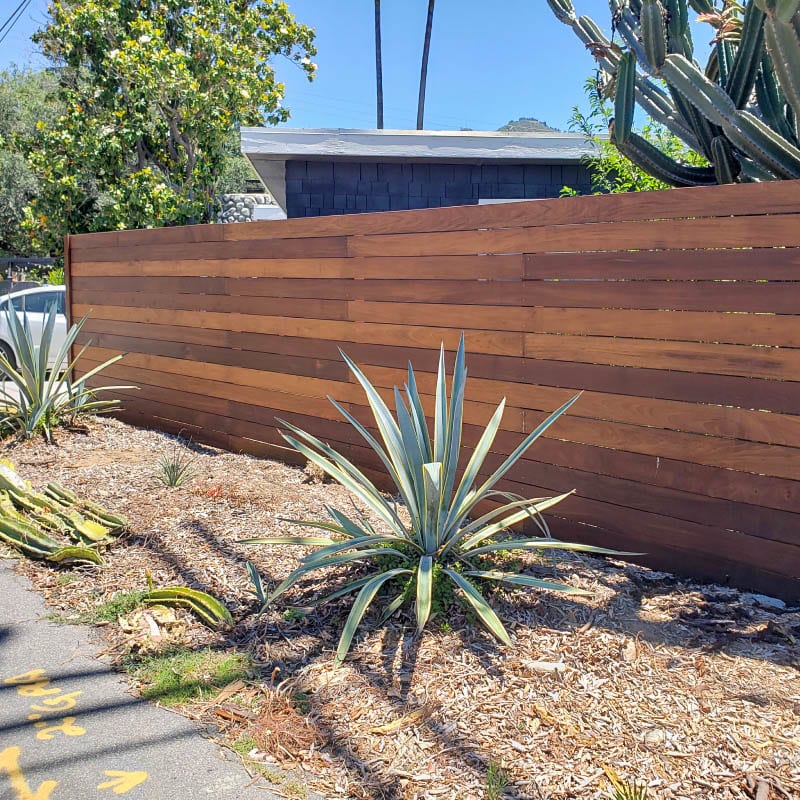 Wood fence by LA Fence Craft