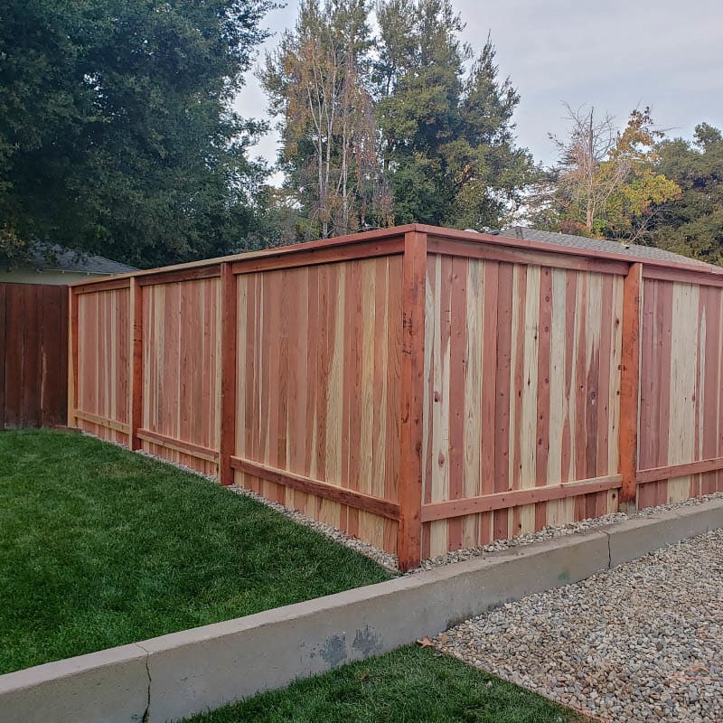 Wood fence by LA Fence Craft