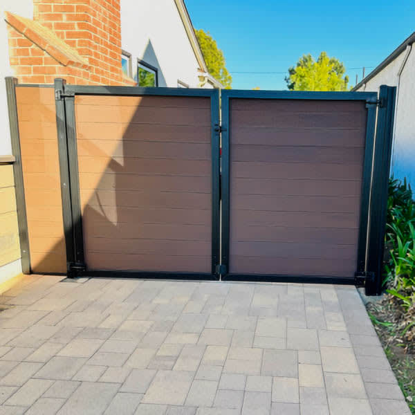 Composite gate by LA Fence Craft