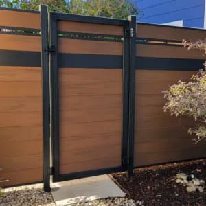 Composite gate by LA Fence Craft