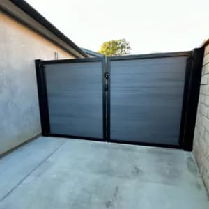 Composite gate by LA Fence Craft