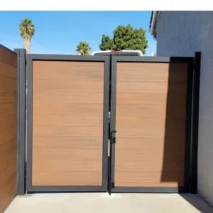 Composite gate by LA Fence Craft
