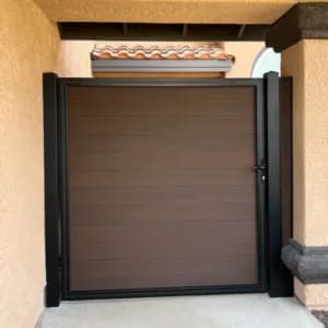 Composite gate by LA Fence Craft