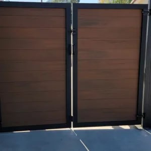 Composite gate by LA Fence Craft