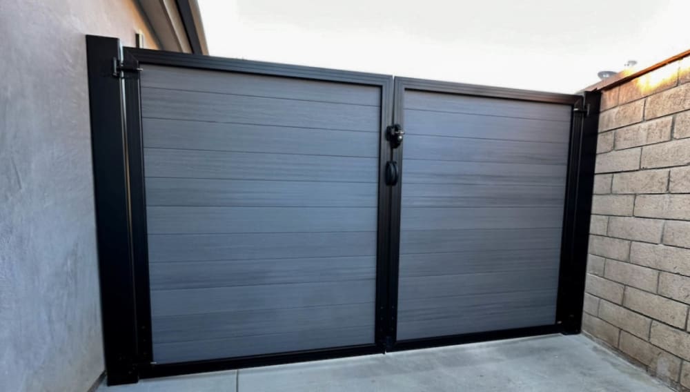 Composite gate by LA Fence Craft