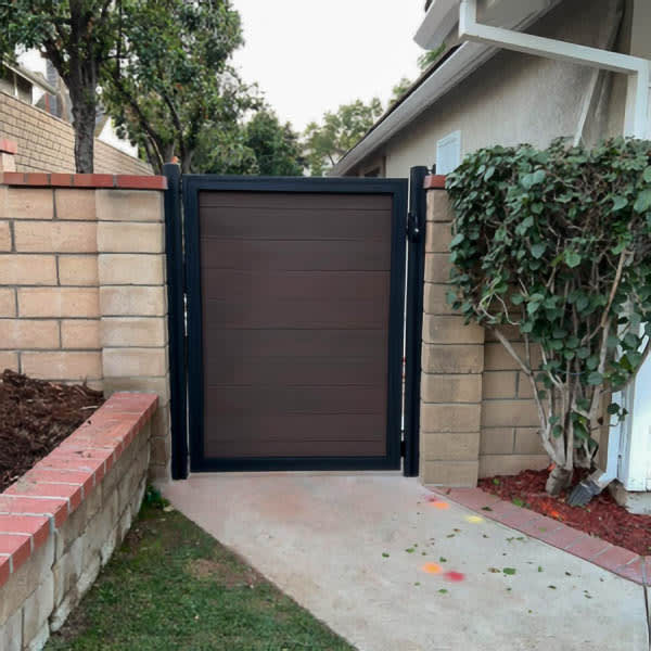 Composite gate by LA Fence Craft