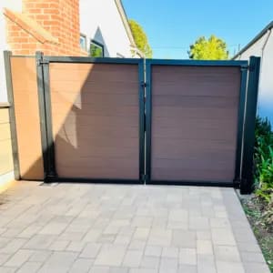 Composite gate by LA Fence Craft