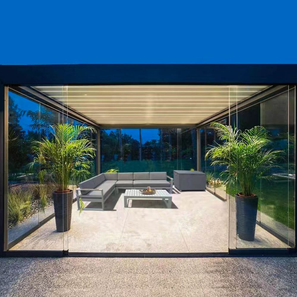 Aluminum patio cover by LA Fence Craft