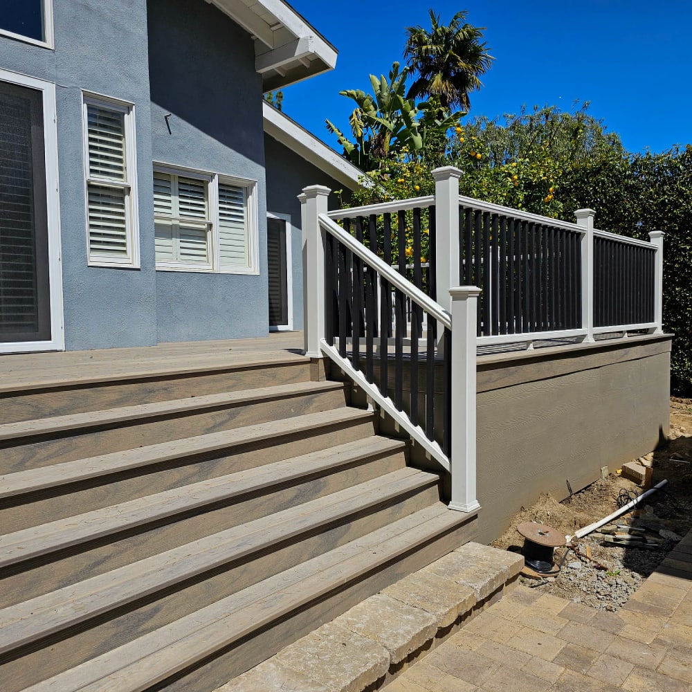 Composite railing by LA Fence Craft
