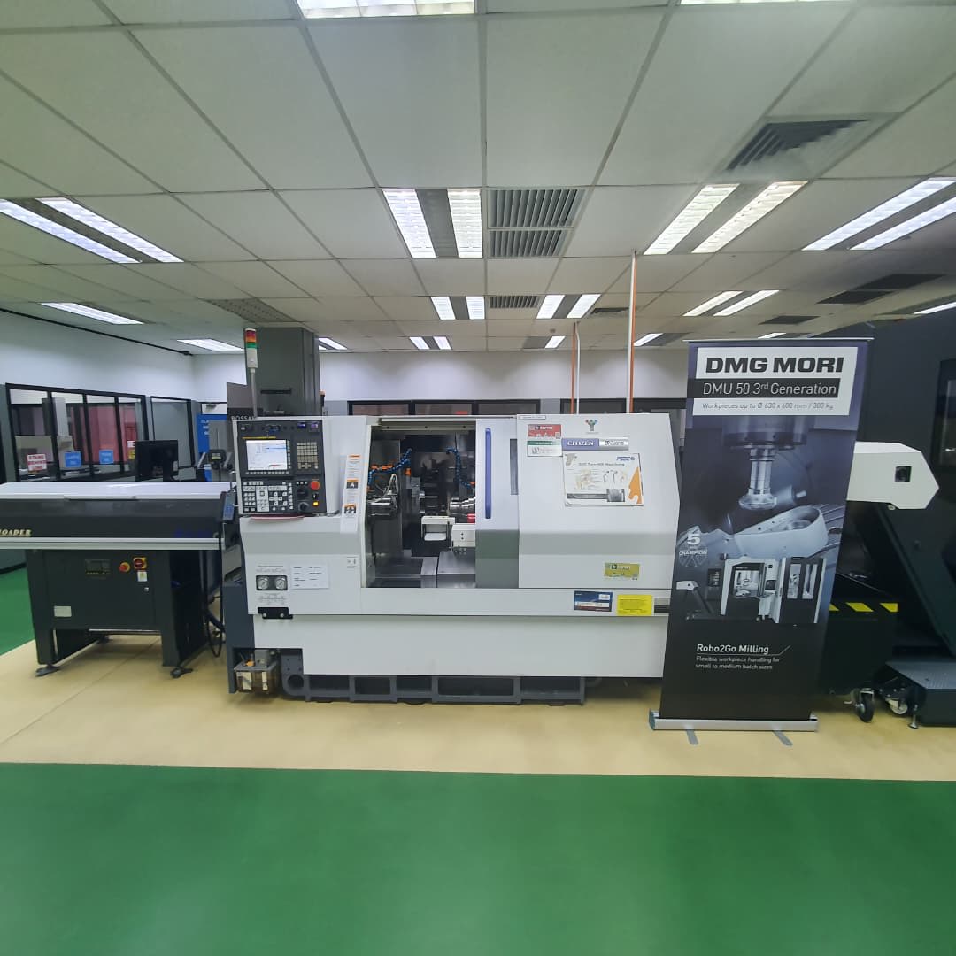 Citizen CNC turn-mill machine on the shop floor