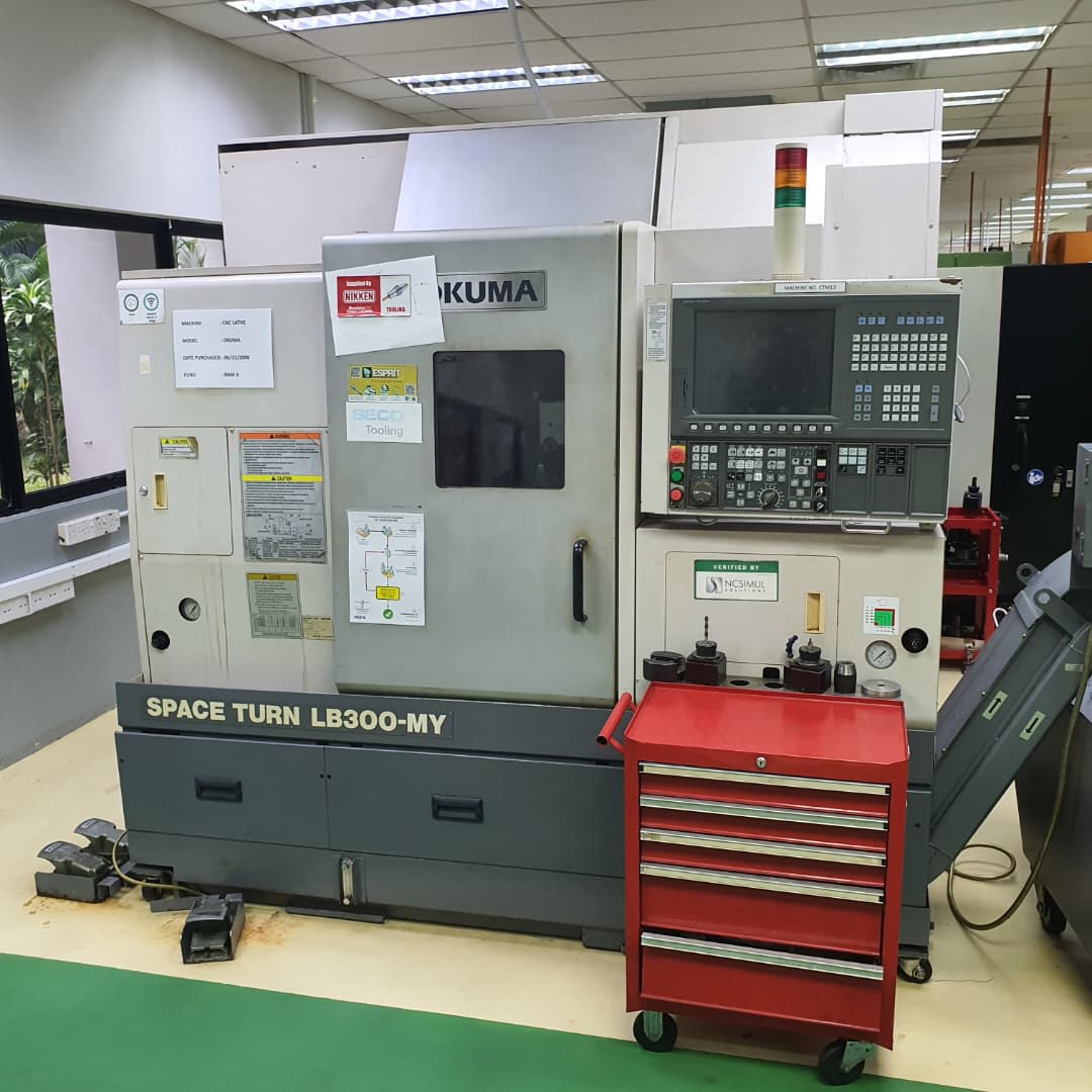 Okuma Space Turn LB300-MY CNC lathe