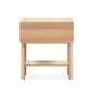 Surround Rattan Bedside Table - Oak - Front View by RJ Living