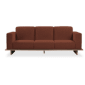 Accent 3 Seater Sofa - Copenhagen 304 Rust - Front View by RJ Living