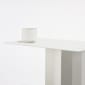 Doric Side Table Small - Light Grey - Styled Image by Grado