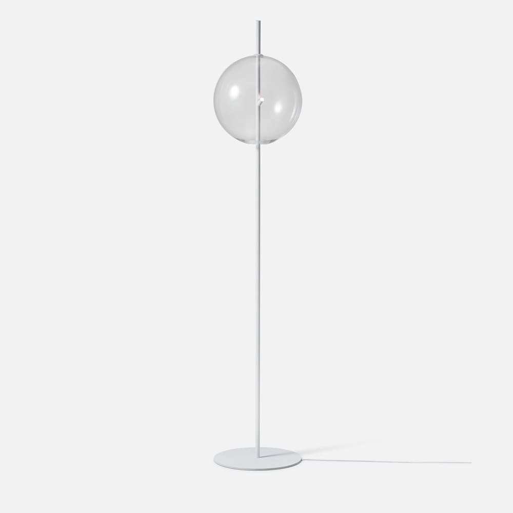 Point Floor Lamp - White - Front View by Citta Design  