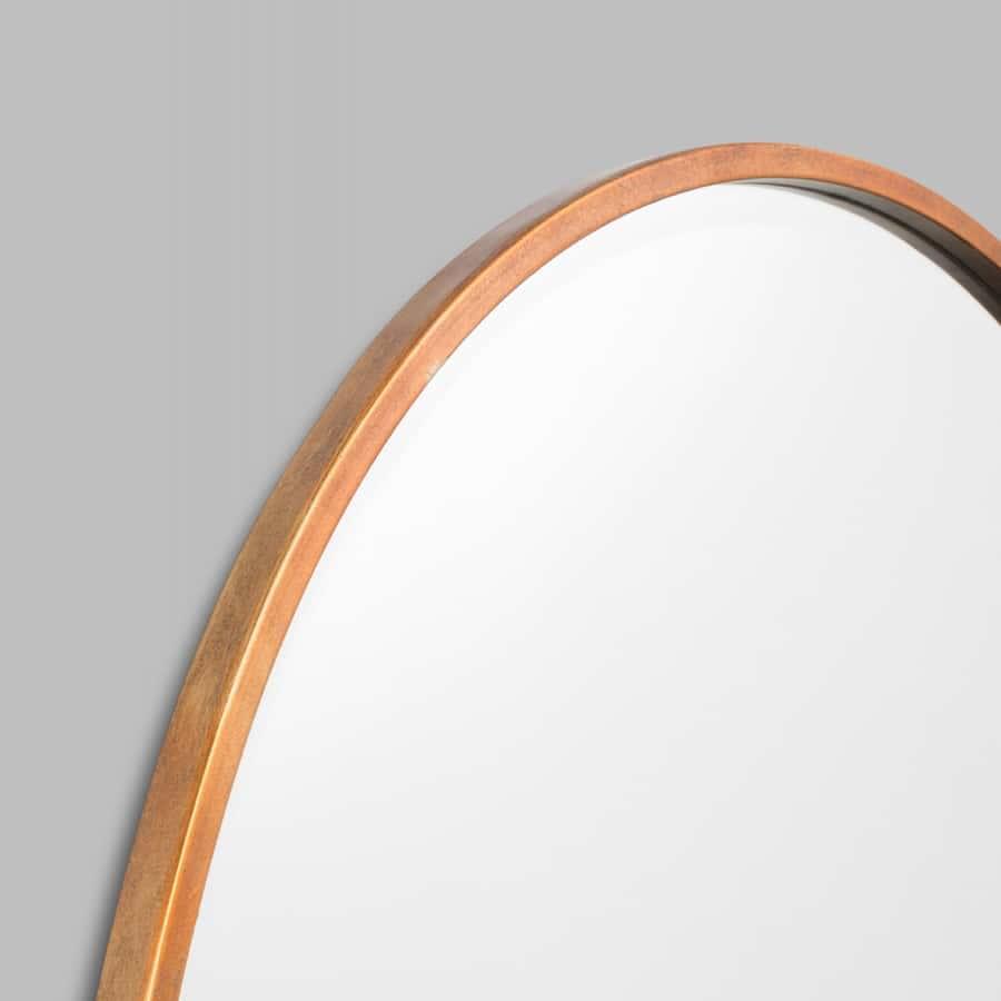 Arthur Mirror - Copper 100cm - Front View by Middle of Nowhere