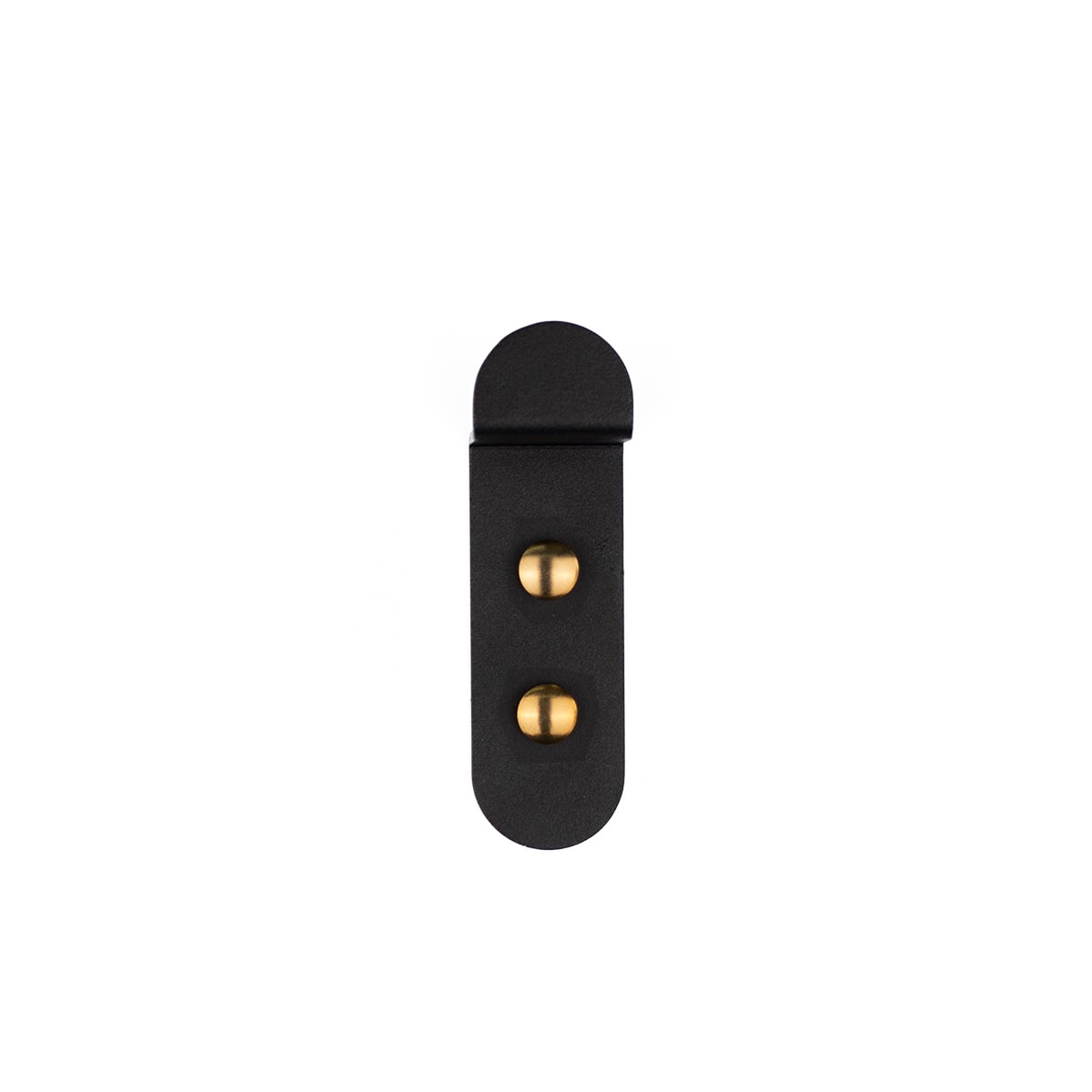 Modest Wall Hook - Black - Front View by RJ Living