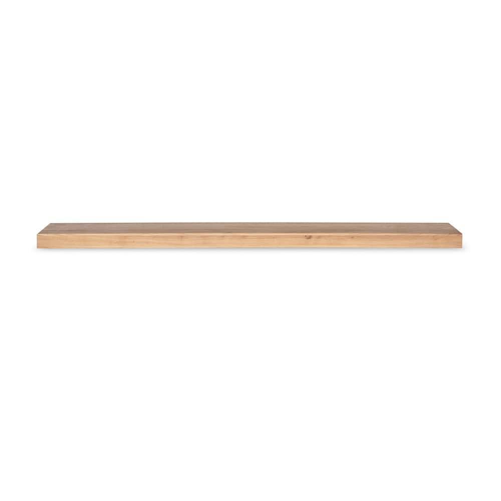 Hold Wall Shelf 140cm - Oak - Front View by RJ Living
