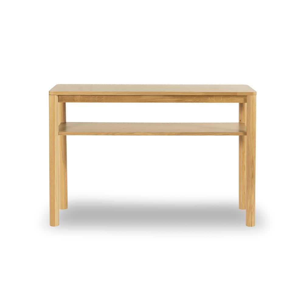 Pure Console Table - Oak - Front View by RJ Living
