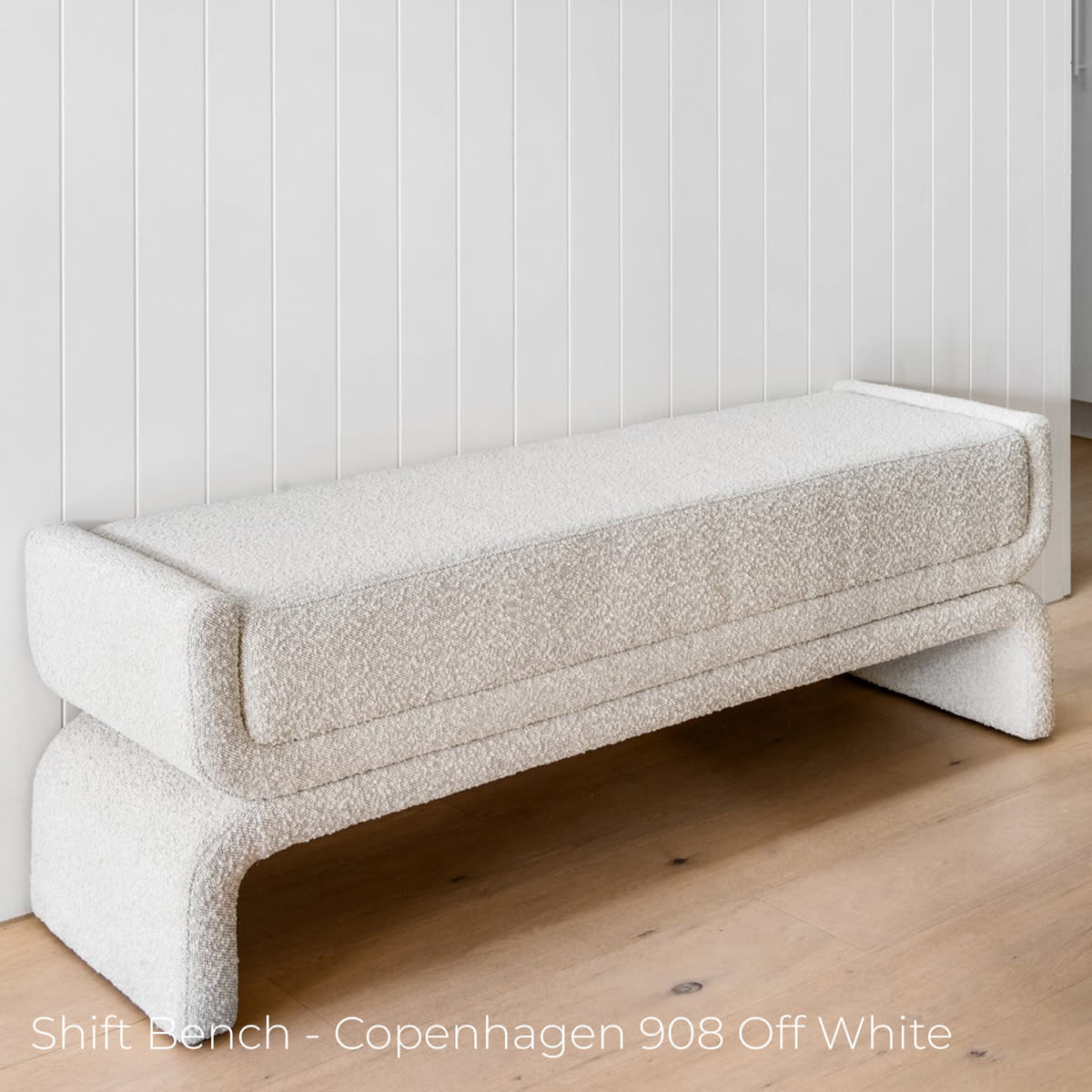 Shift Bench - Copenhagen 600 Navy - Styled Image by RJ Living