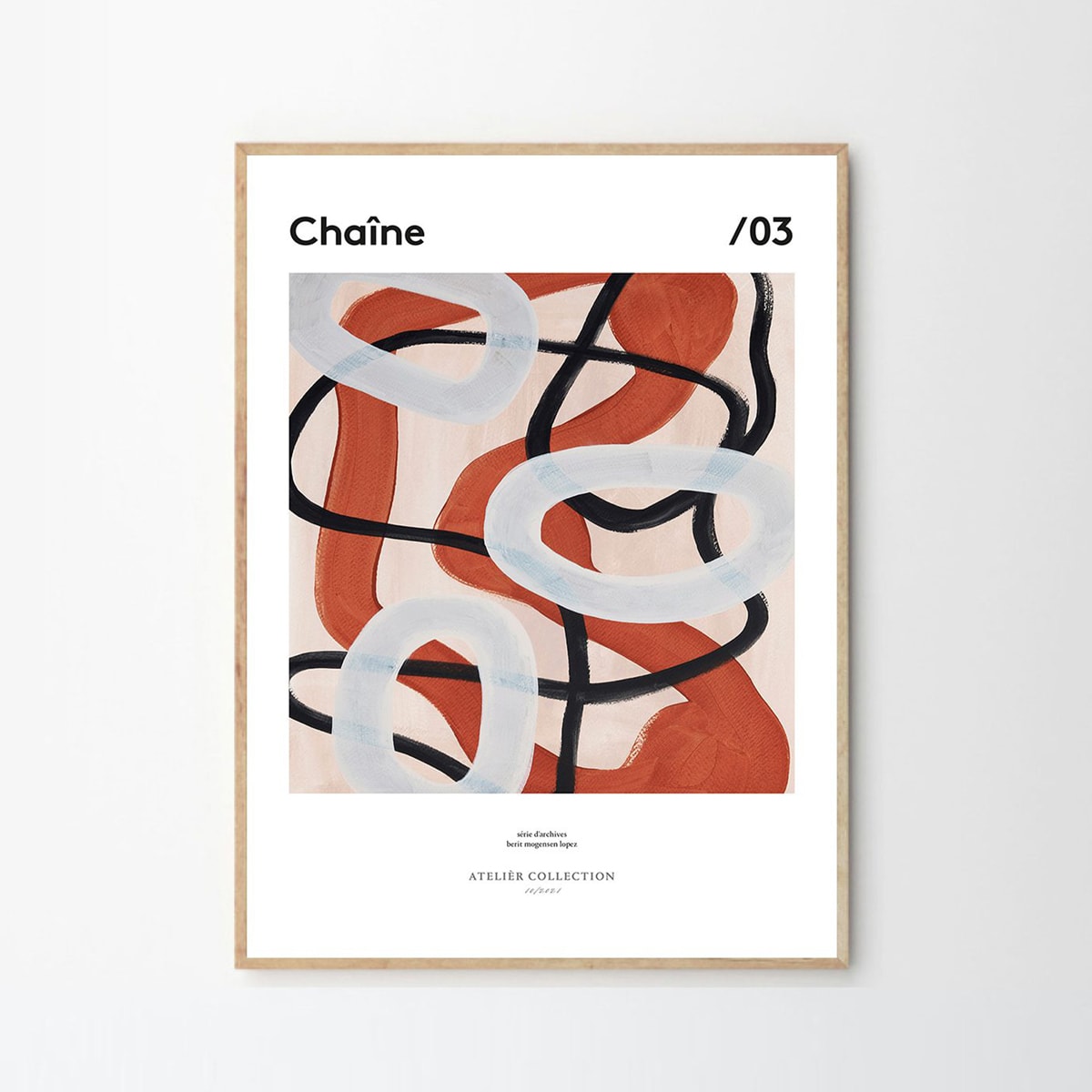 Chaine Print 30Cm X 40Cm - Angle View by The Poster Club