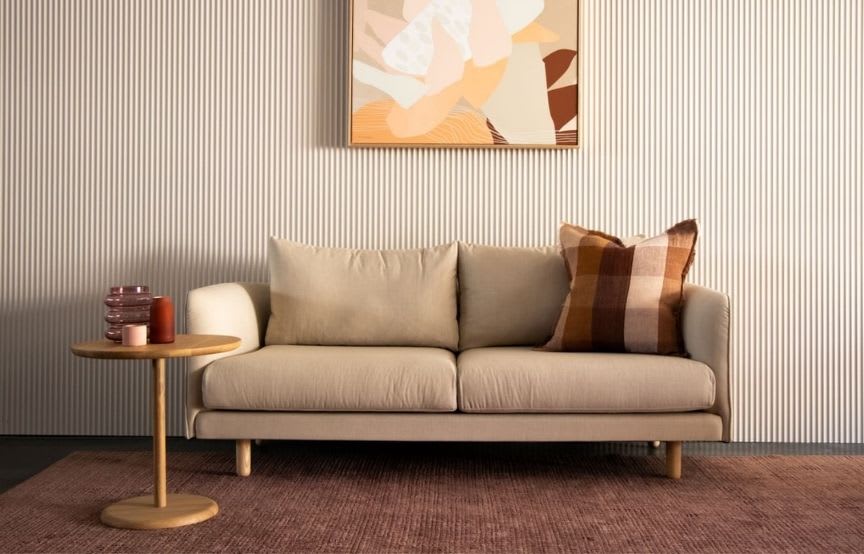 Nomi Island Sofa Beige - Lifestyle Images by RJ Living