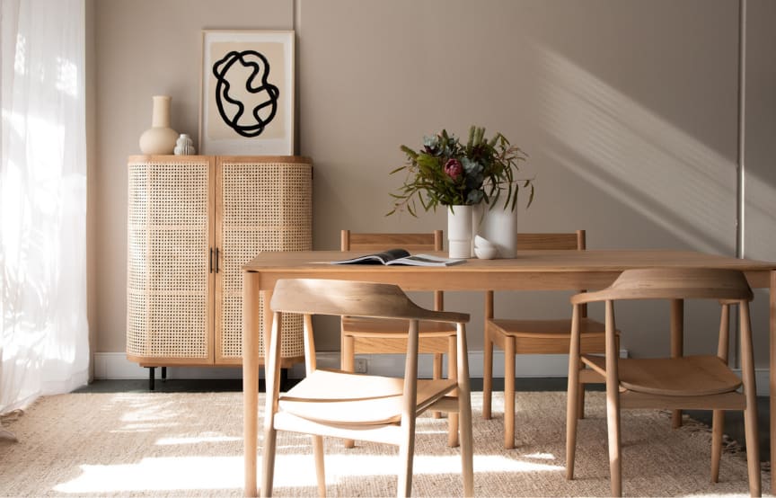 Profile Dining Chair and Gather Dining Table - Lifestyle Images by RJ Living