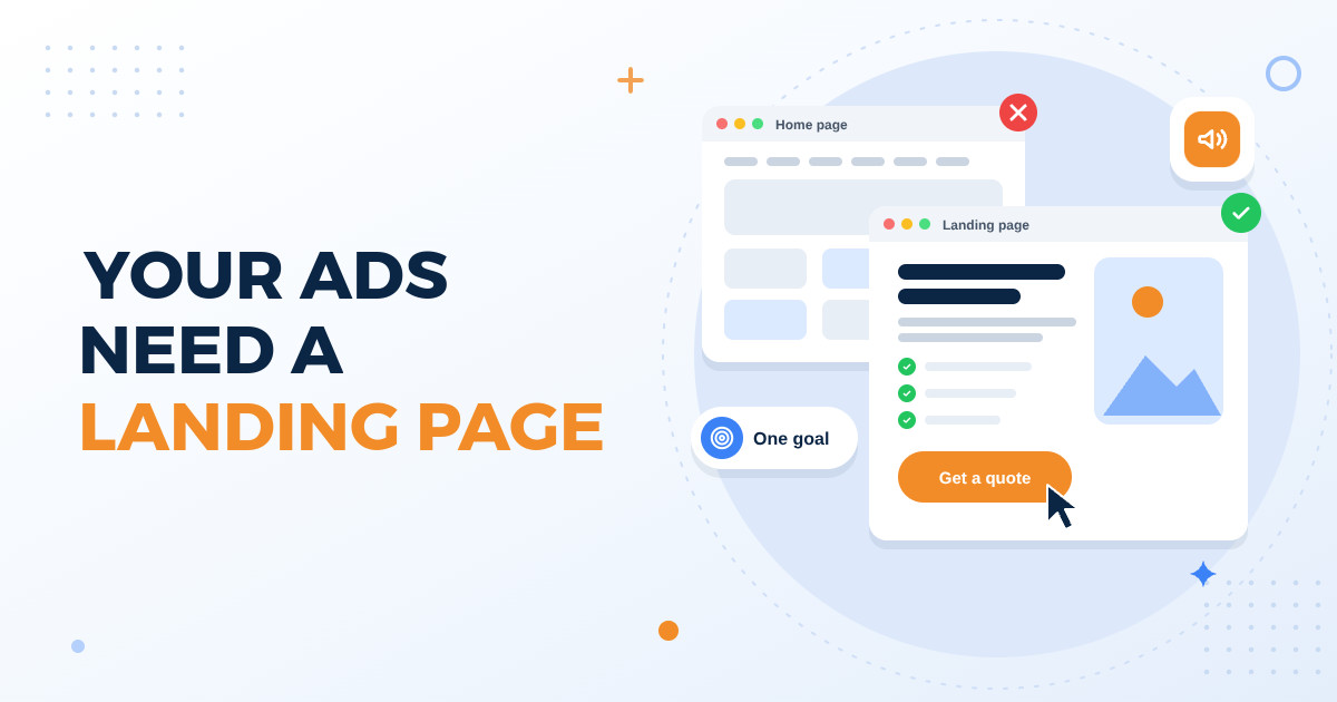 Stop Wasting Ad Money: Why Ads Need a Landing Page, Not Your Home Page