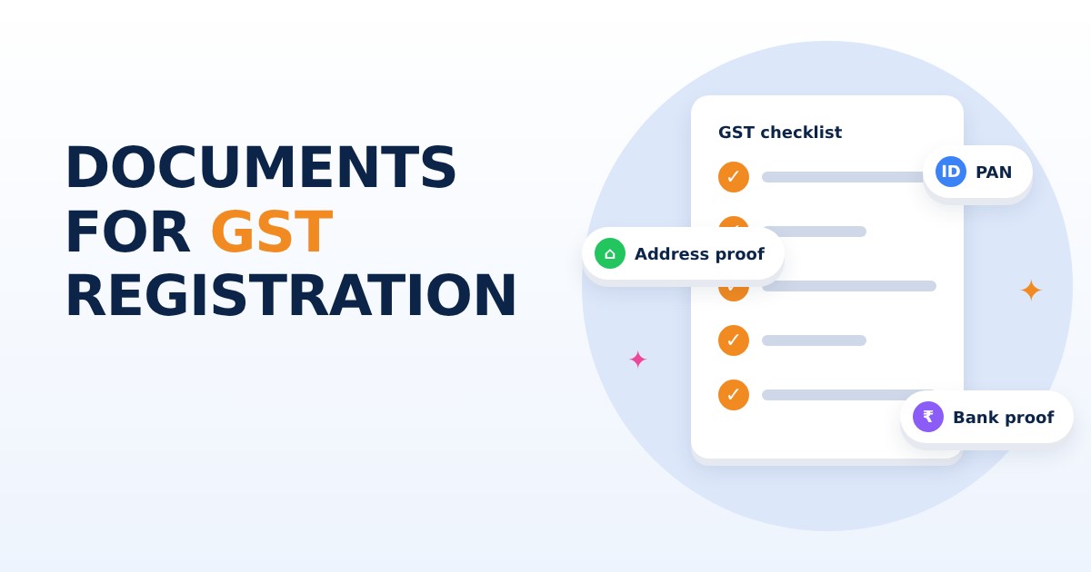 Documents Required for GST Registration: Business Checklist
