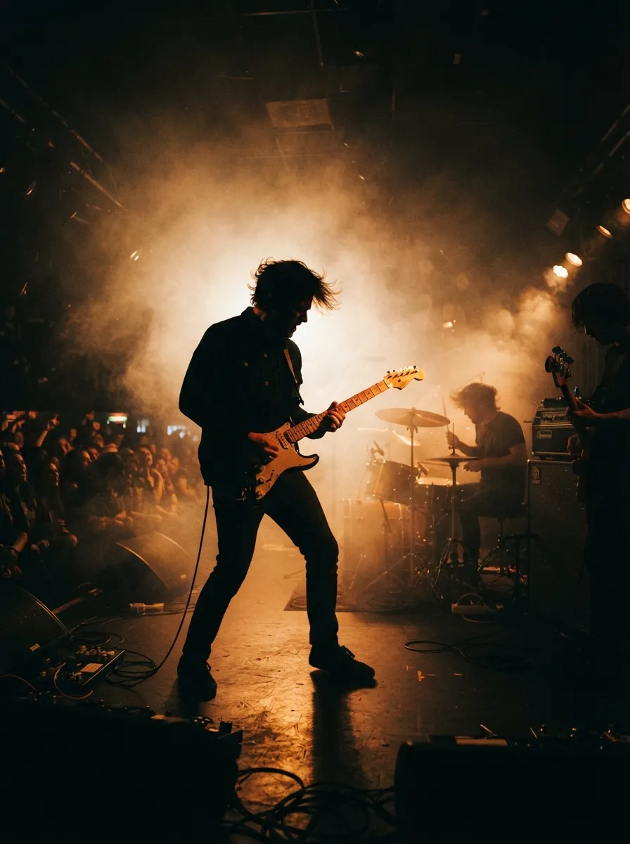Live band performing on stage