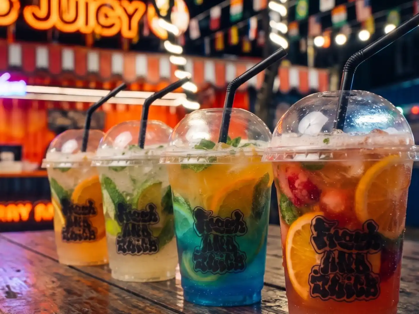 Mint mojito drink