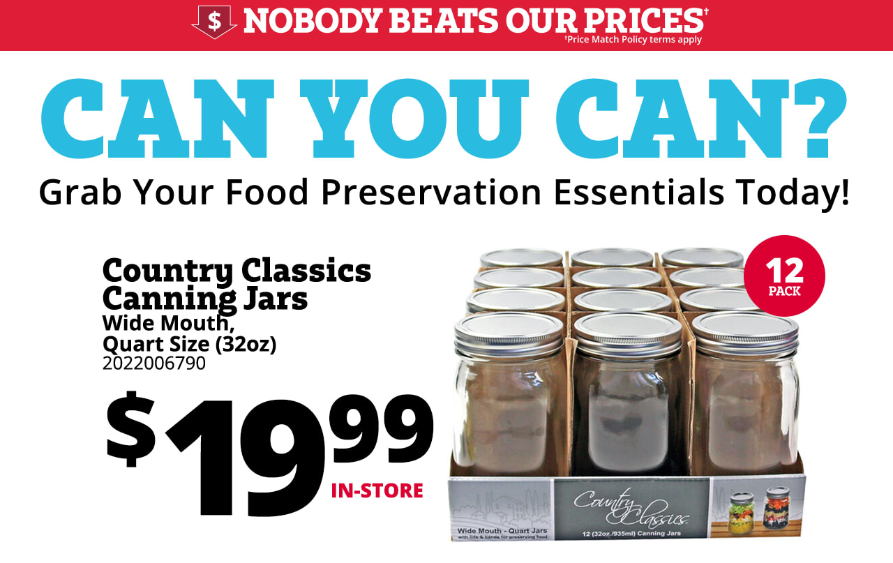 How Many Cans Can You Can During Canning Season? Rural King