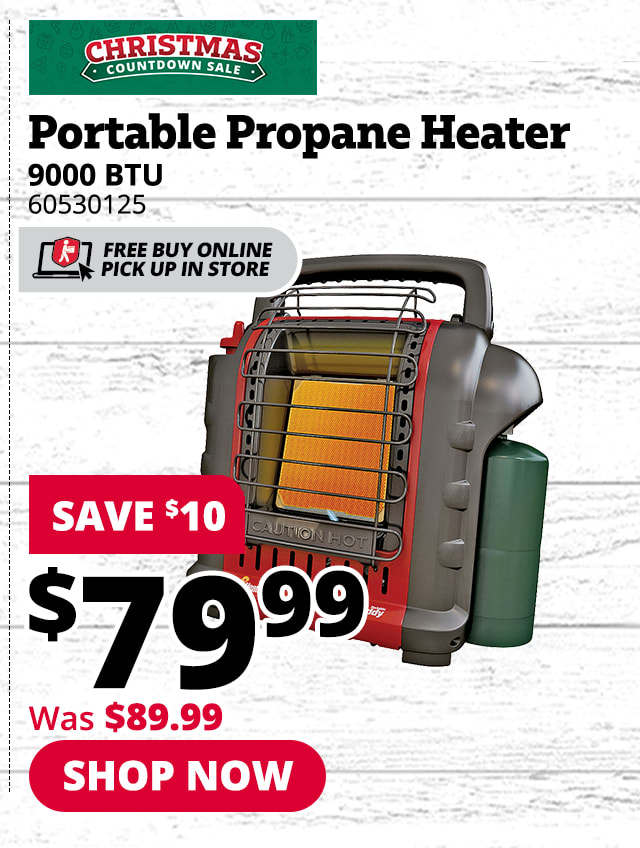 Are You Ready For The Arctic Chill? We'll Keep You Warm w/Portable