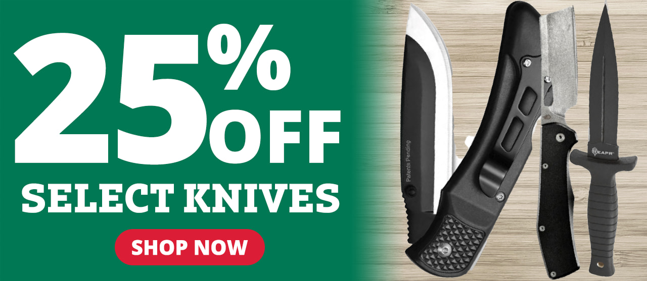 25% Off Knives