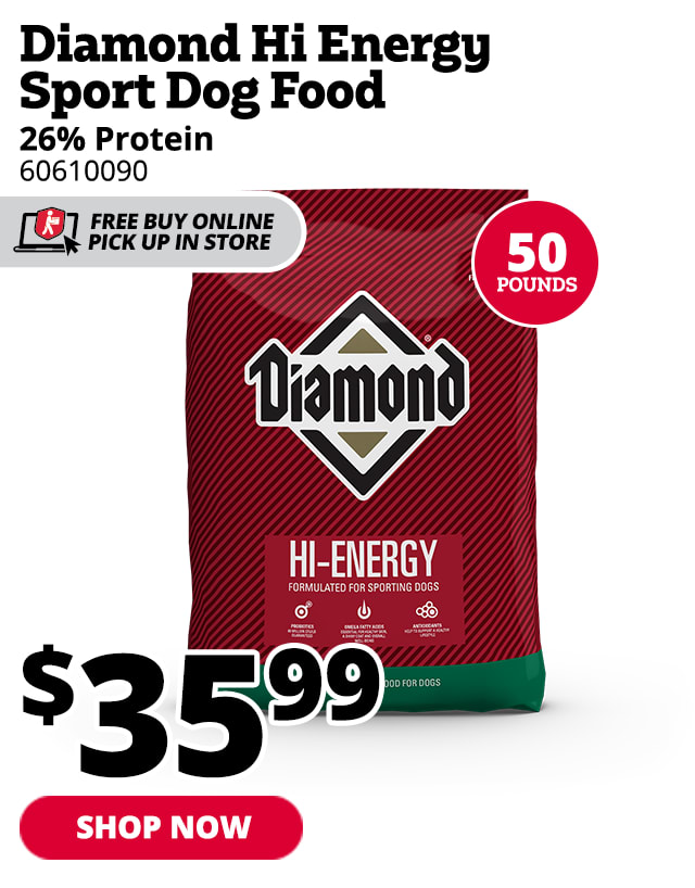 Diamond Hi Energy Sport Dog Food, 50 lb. Bag