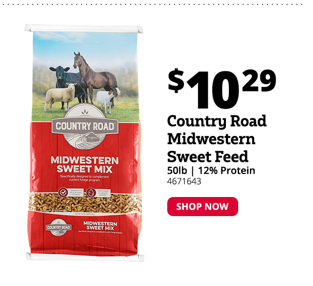 Country Road Midwestern Sweet Mix Feed, 50 lb. Bag