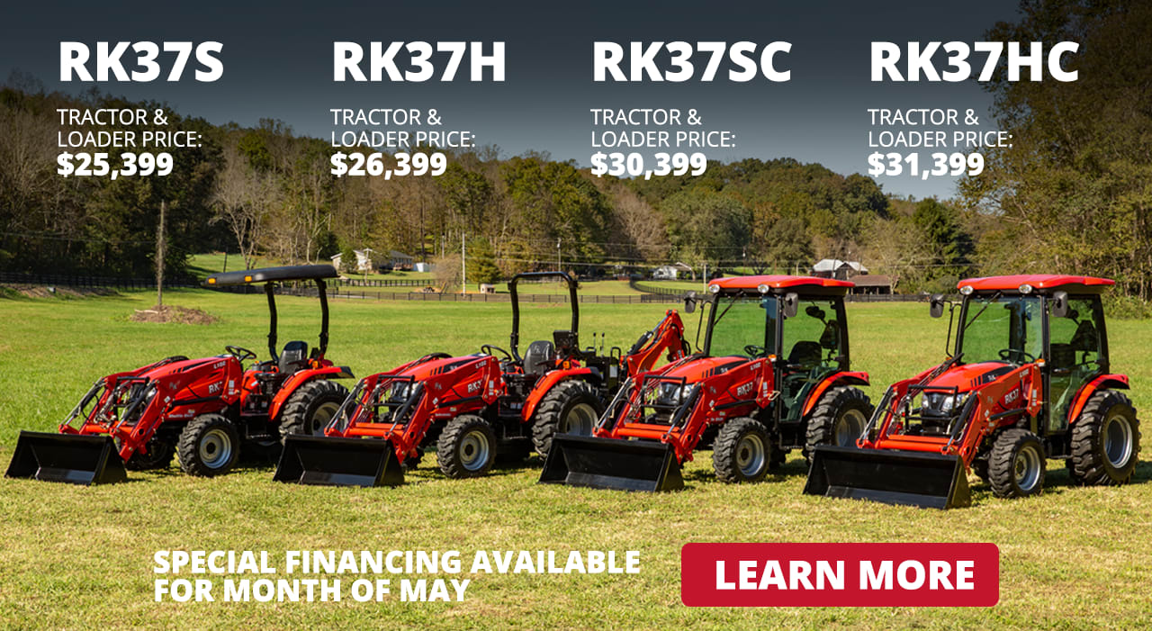 RKTractors May Special Financing! If You've Been Looking, Now Is The
