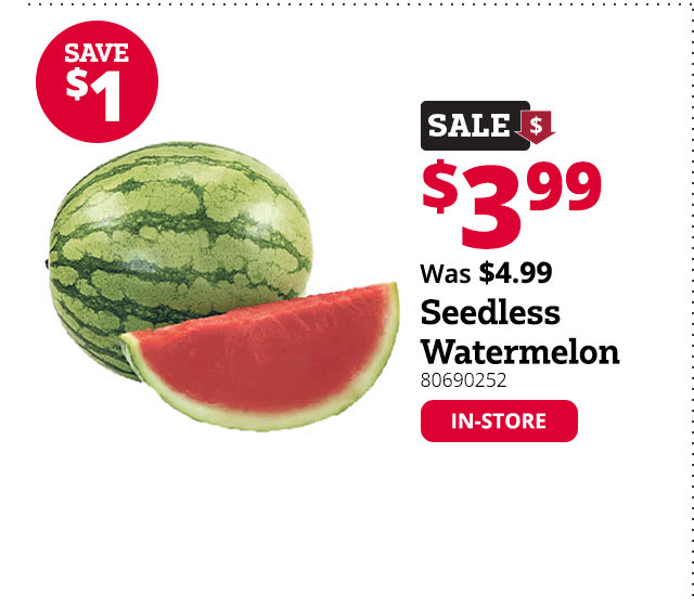 Seedless Watermelon